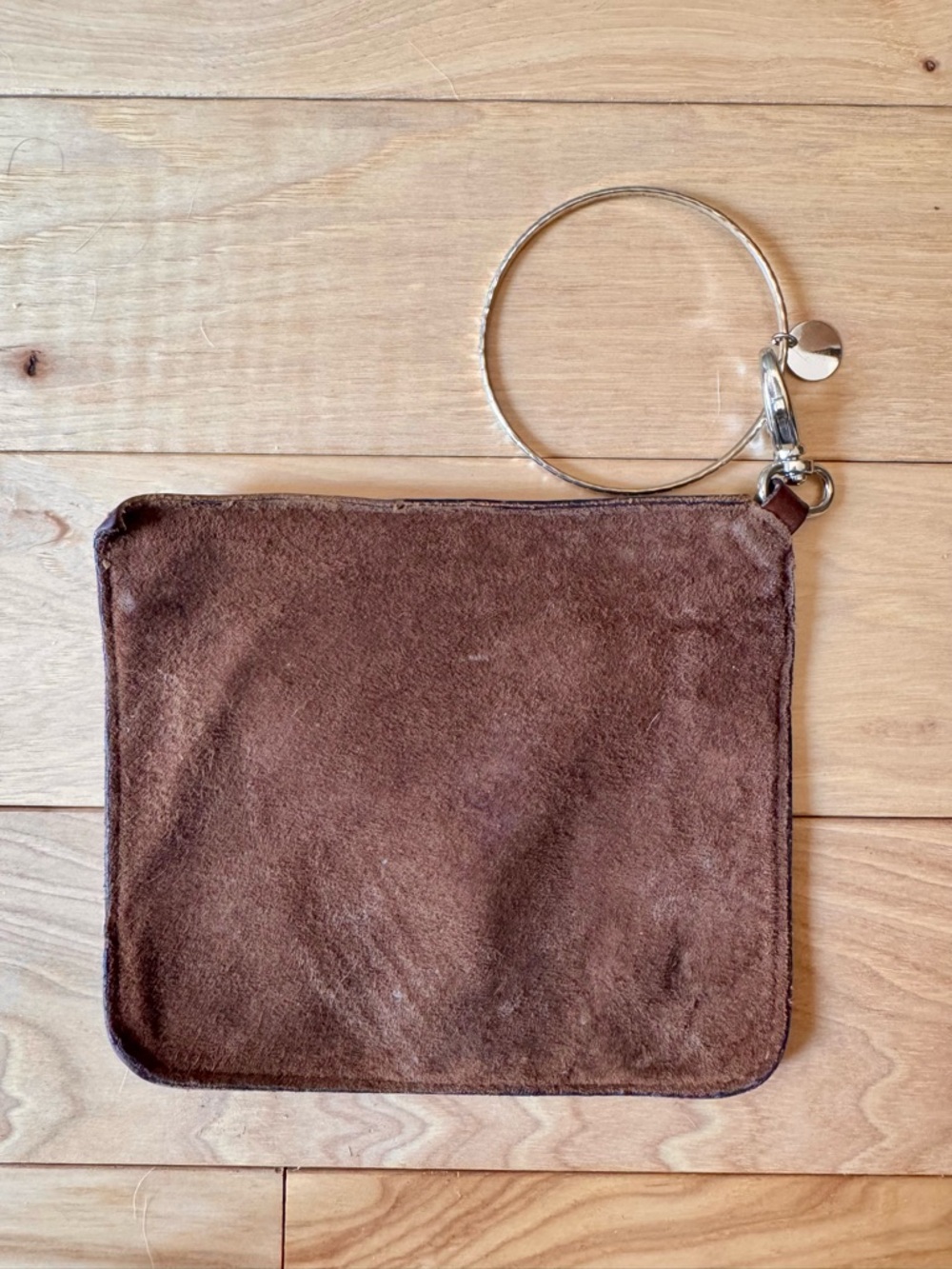 Dooney & Bourke Brown Leather Wristlet Clutch - Picture 3 of 4